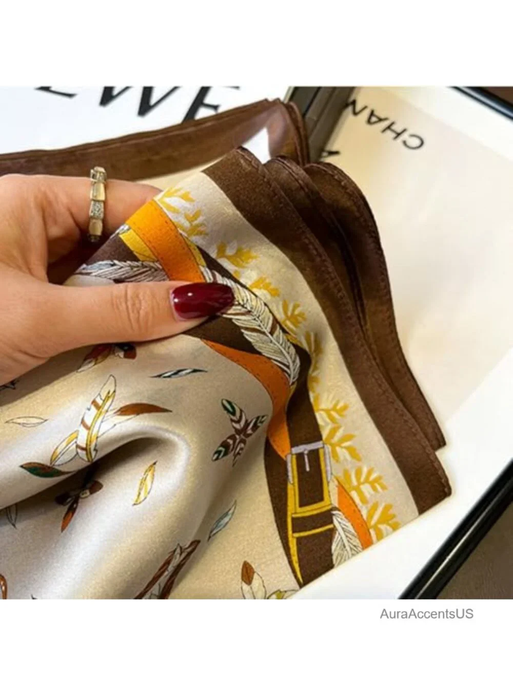 100% Mulberry Silk 21x21 Hair Neck Scarf